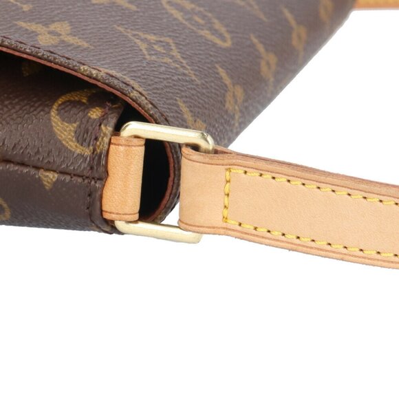 LOUIS VUITTON Brown Monogram Canvas Shoulder Bag - Picture 10 of 12